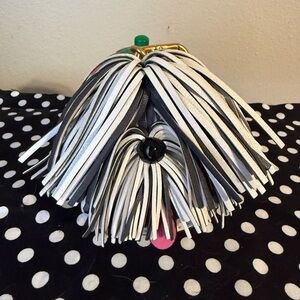 Shaggy Fringed Coin Purse